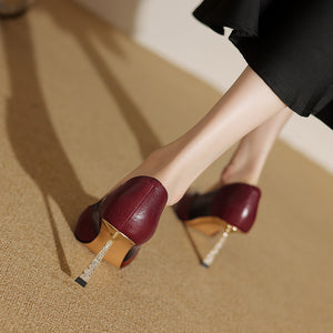 Ostranuxe Slip-On Luxury Heels