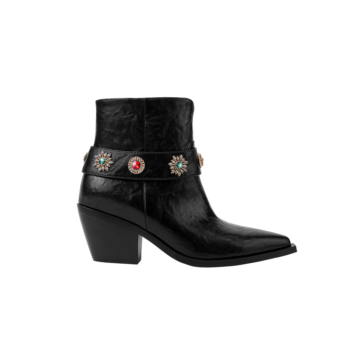 Sleek Western Ankle Boots