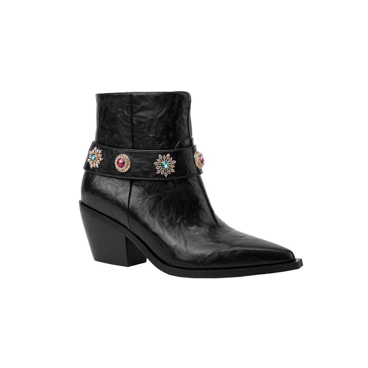 Sleek Western Ankle Boots