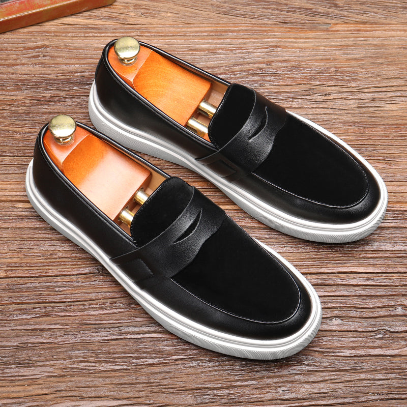 Leather Casual Slip-ons