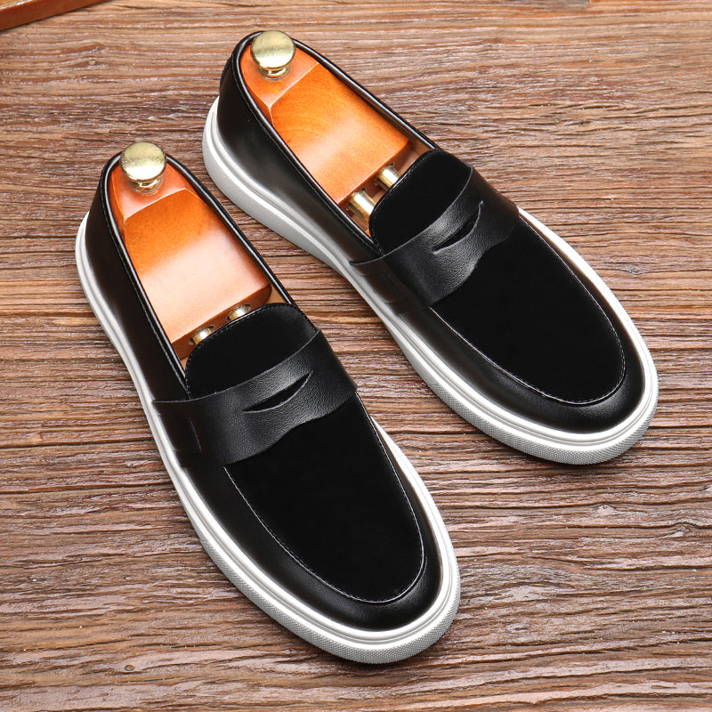 Leather Casual Slip-ons