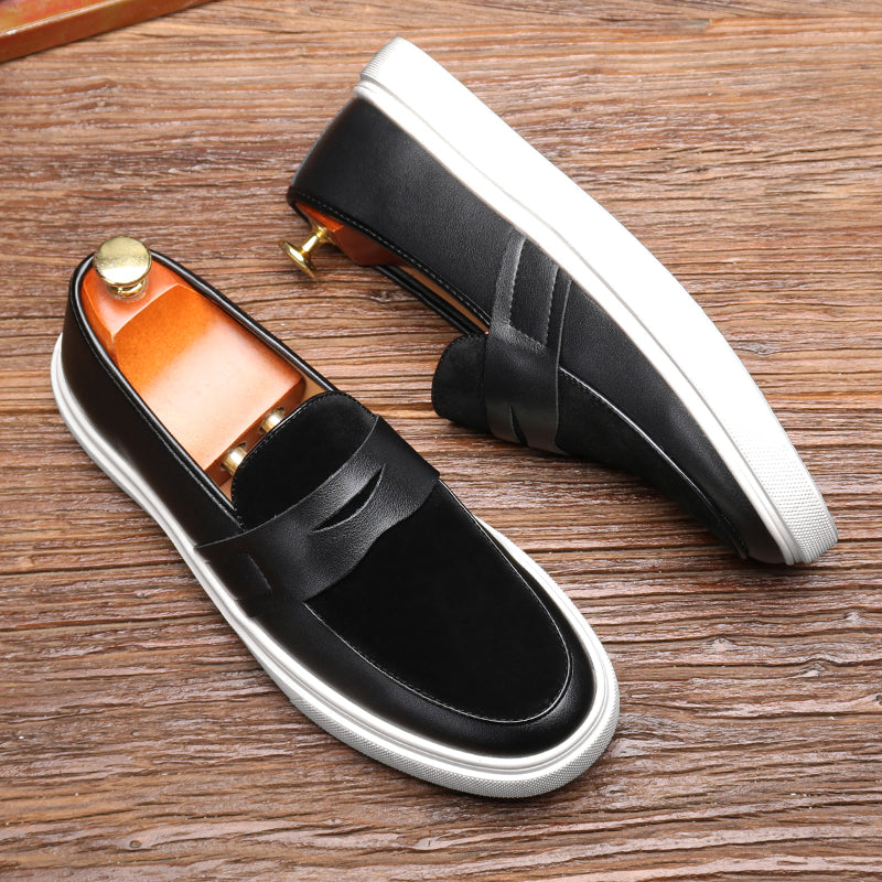 Leather Casual Slip-ons