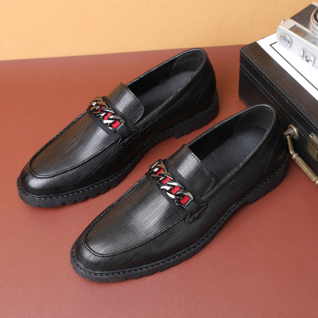LuxeLeather Wedding Derby Loafers