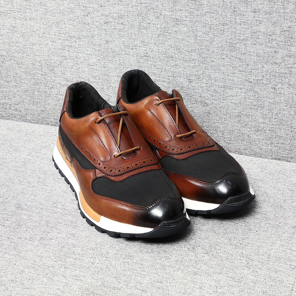 LeatherLux Round-Toe Sophisticated Casual Shoes