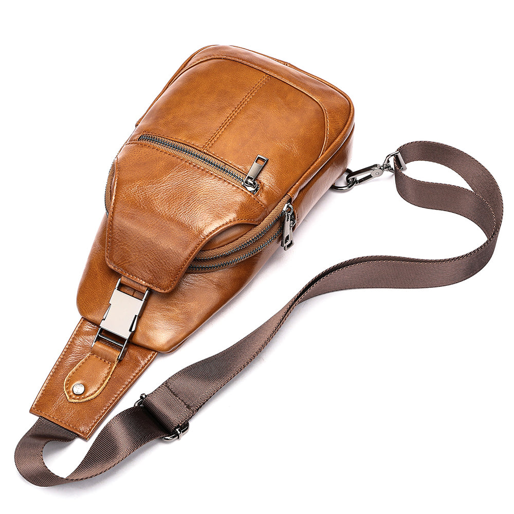 ElegantEquus Genuine Leather Chest Bag