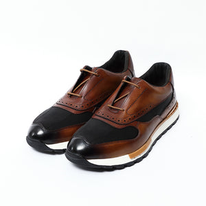 LeatherLux Round-Toe Sophisticated Casual Shoes