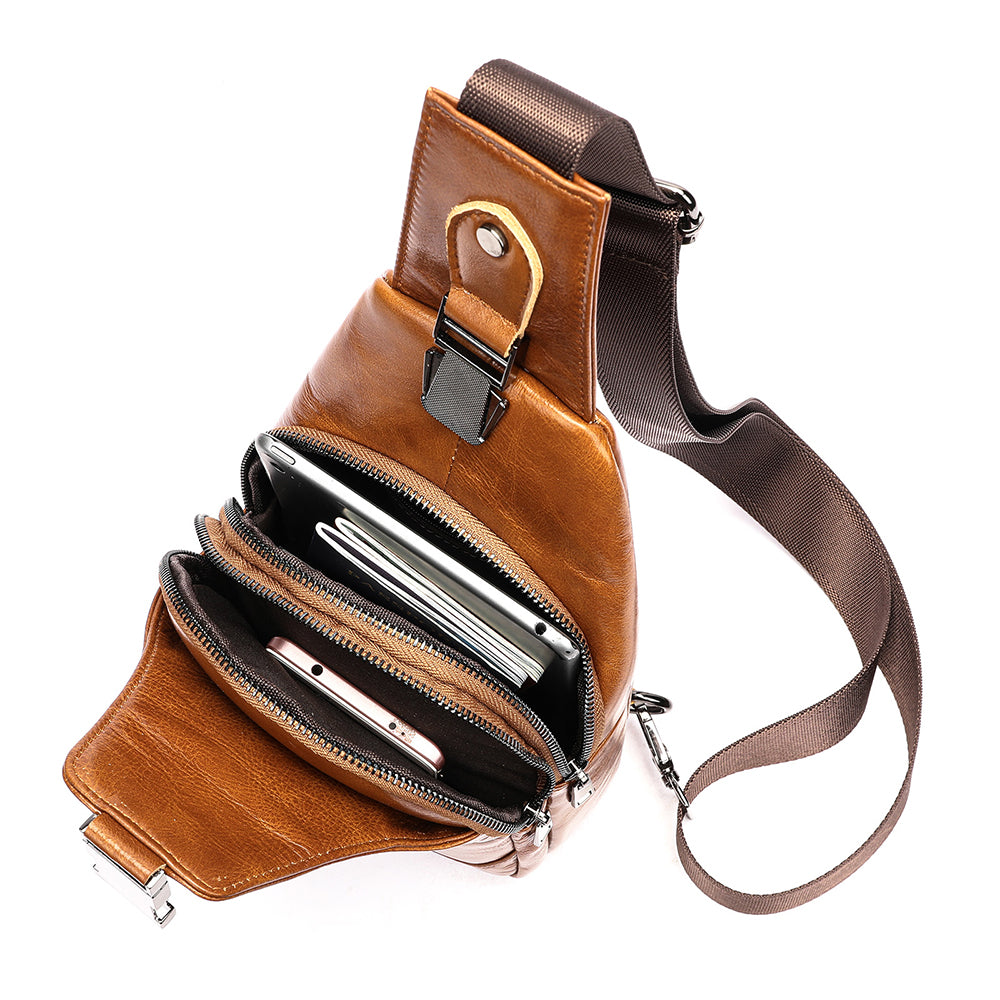 ElegantEquus Genuine Leather Chest Bag