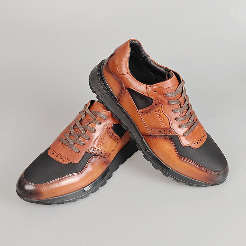 Luxe Wingtip Brogue Casual Shoes