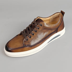 Hand-Painted Exotic Leather Casual Shoes