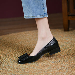 AlliGlam Slip-On Brogue Shoes