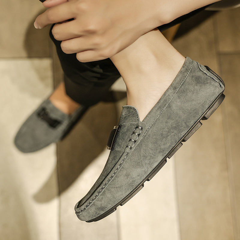 Chic Round Toe Casual Loafers