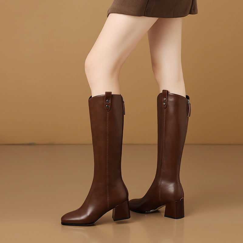 Veltique Sky-High Slipper Boots