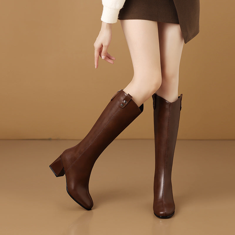 Veltique Sky-High Slipper Boots