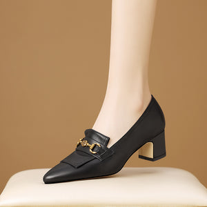 AlliChic Pointed Toe Daily High Heels