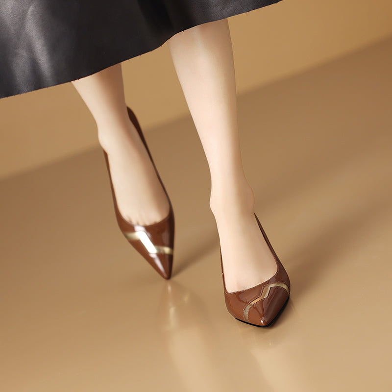 AlliLuxe Classic Elegant Heel Shoes