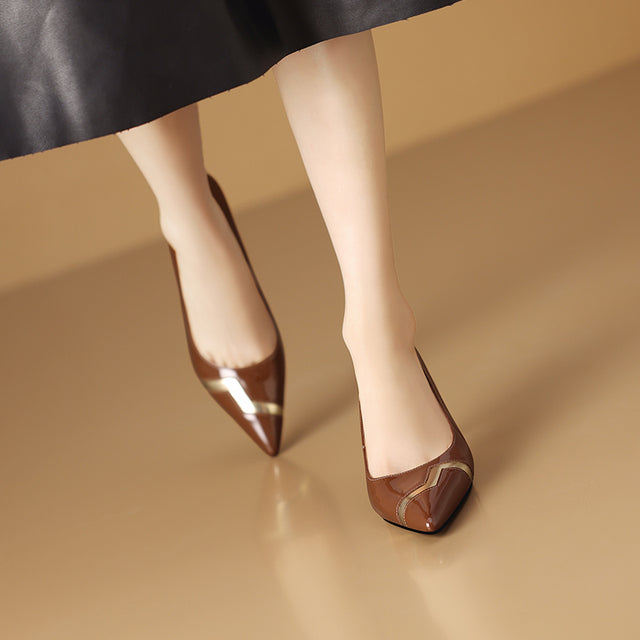 AlliLuxe Classic Elegant Heel Shoes