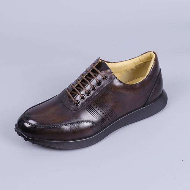 Serpatura Croc Pattern Loafers