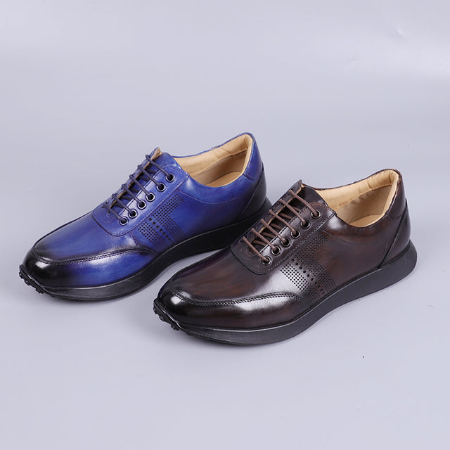 Serpatura Croc Pattern Loafers