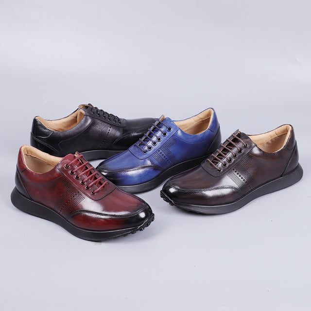 Serpatura Croc Pattern Loafers