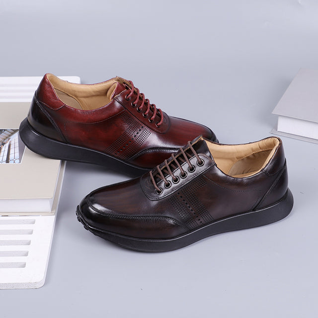 Serpatura Croc Pattern Loafers