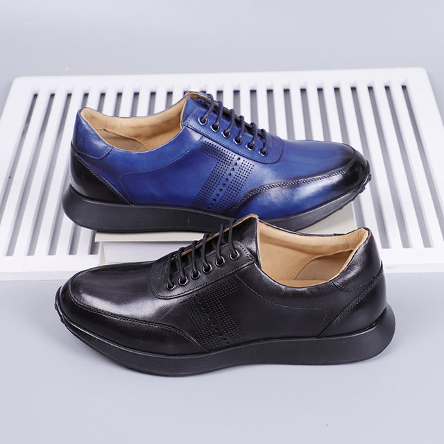 Serpatura Croc Pattern Loafers