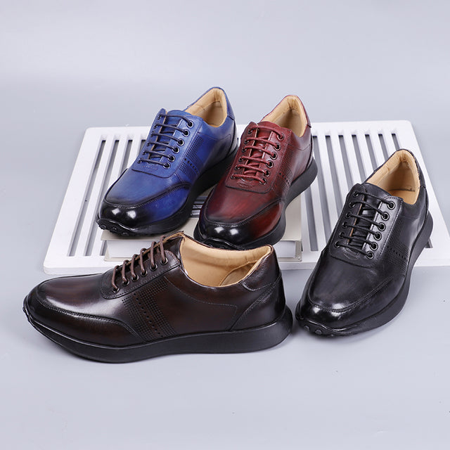 Serpatura Croc Pattern Loafers