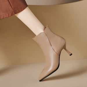 AlligatorLuxe Winter Pointed Toe Heels