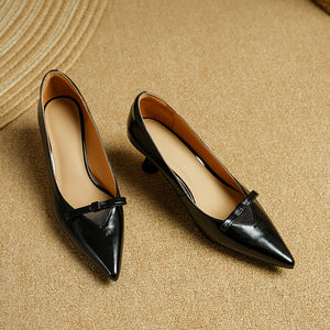 AlliChic Pointed Toe Daily High Heels