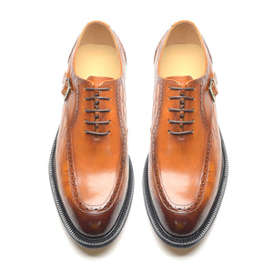 Ostranuxe Croc Pattern Derbys