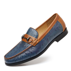 LuxLeather Elegant Genuine Leather Slip On Loafers