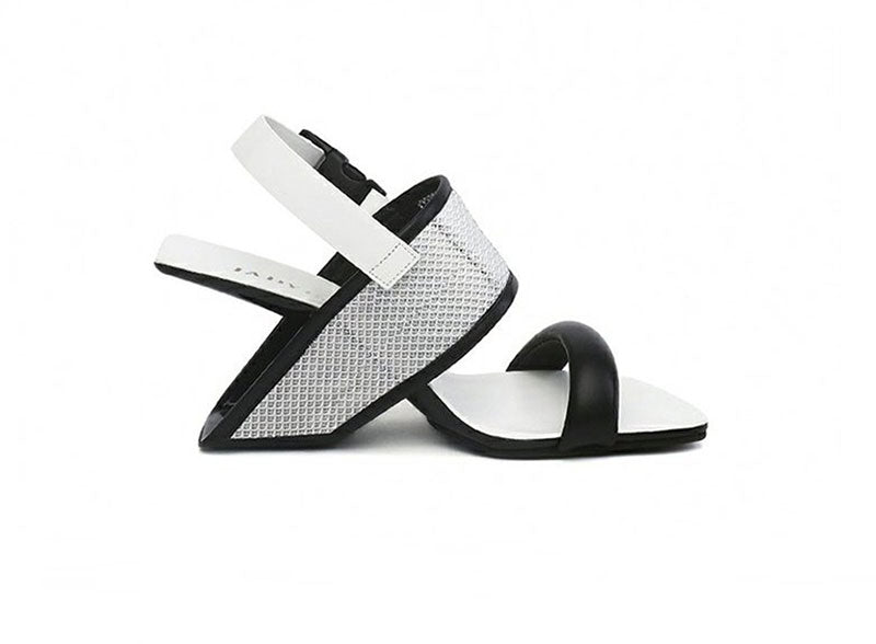 Chicfashion Cow Leather Peep Toe  Sandals