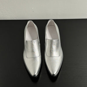 ChicLux Pointed Toe Slip-on Dress Shoes