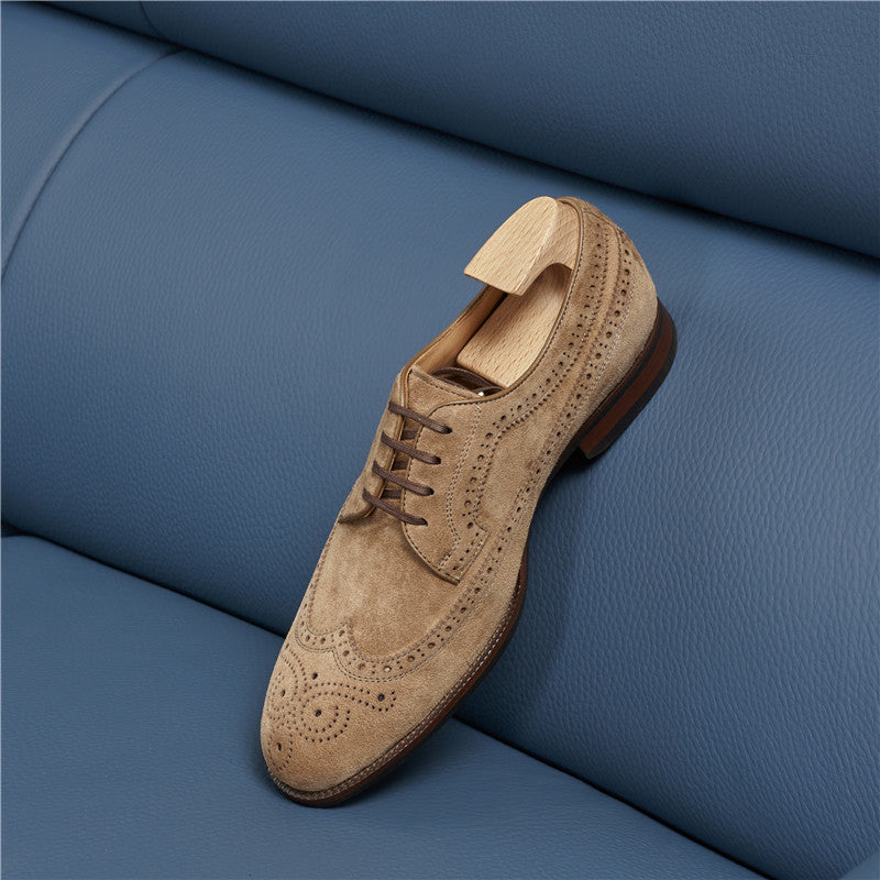 Classy Leather Lace Up Business Loafers