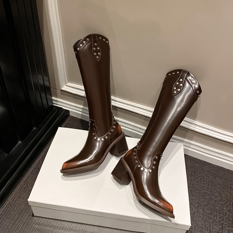 Veltique Luxe Tall Slip-Ons