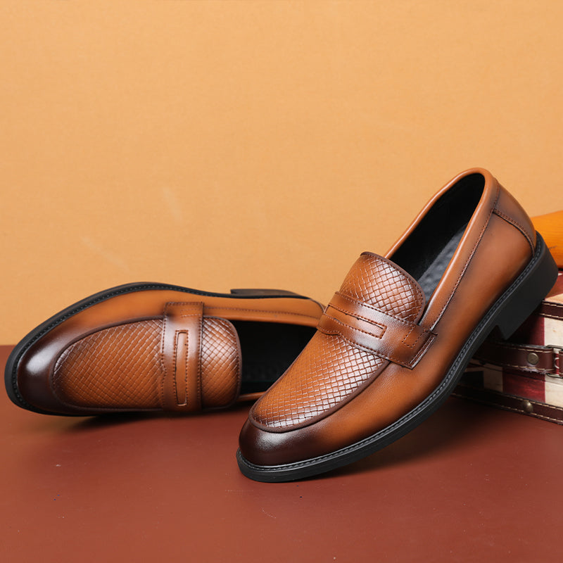 Refined Elegance Round Toe Monkstrap Dress Shoes