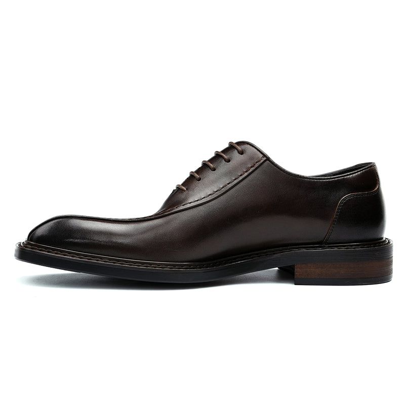 Elegant Carved British Leather Office Shoes