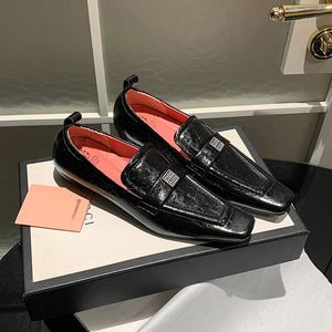 Luxury Cow Leather Slip-on Loafers