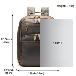 CrocoLux Zipper Softback Fashionable Backpack