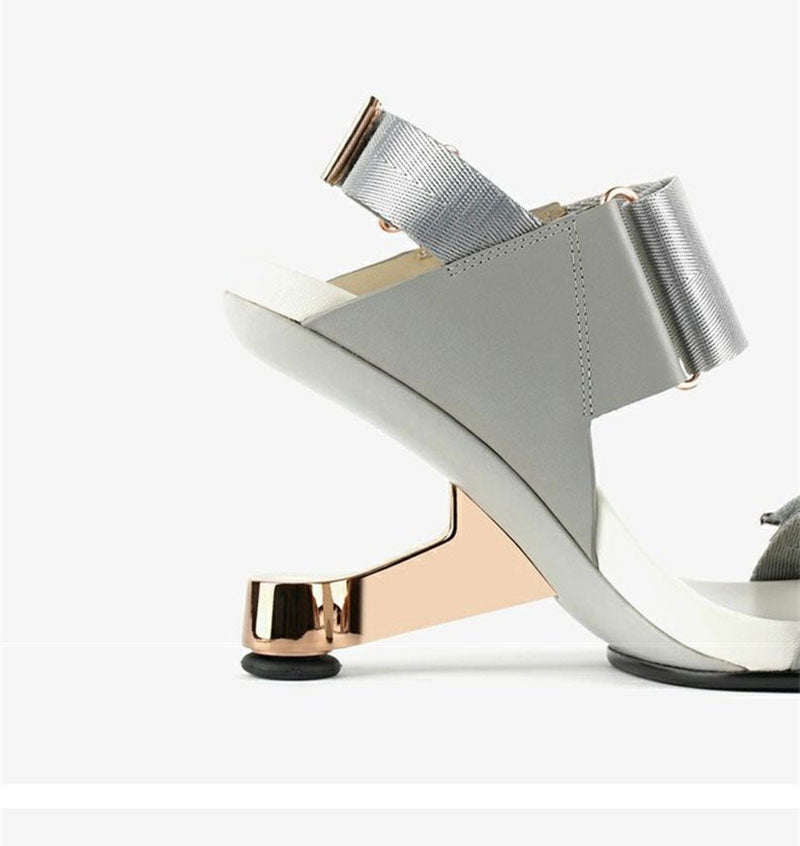 Veltique Buckle Heels Elegance