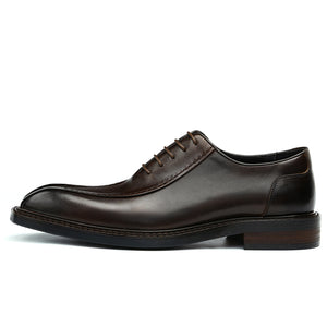 Elegant Carved British Leather Office Shoes