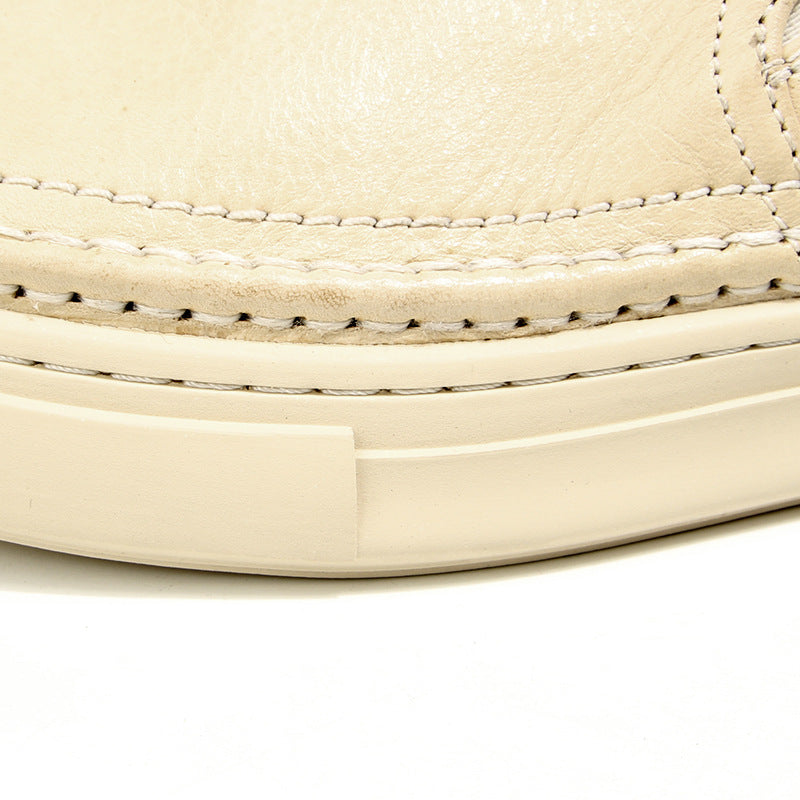 Lux Cow Leather Slip-on Loafers