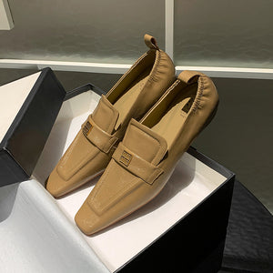 Luxury Cow Leather Slip-on Loafers