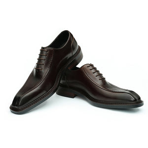 Elegant Carved British Leather Office Shoes