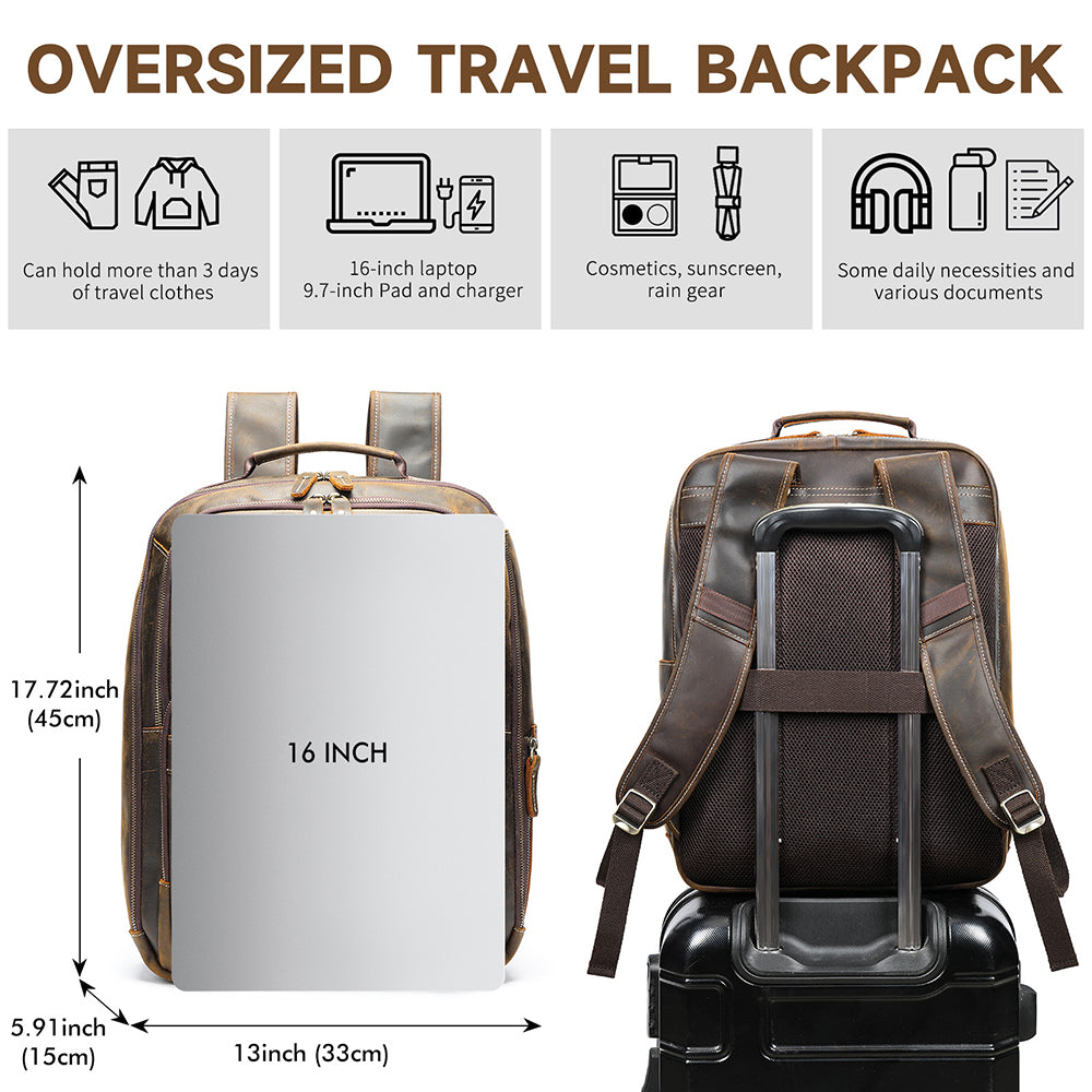 CrocoLux Zipper Softback Fashionable Backpack