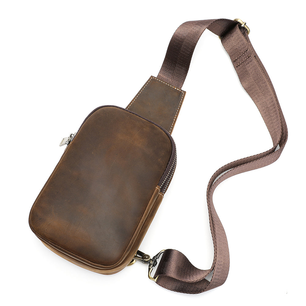 ElegantEquus Genuine Leather Chest Bag