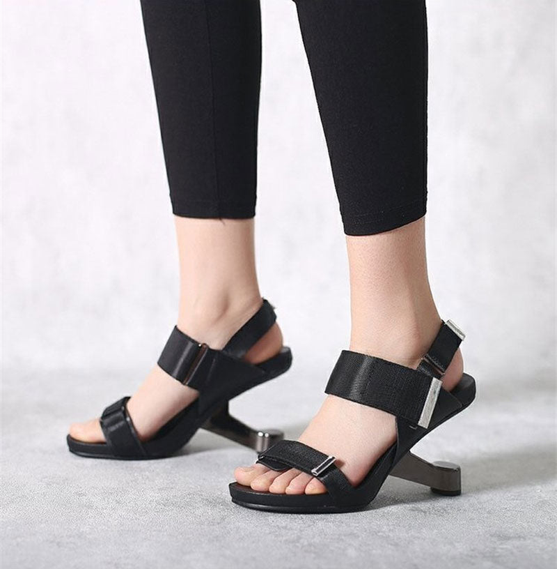 Veltique Buckle Heels Elegance