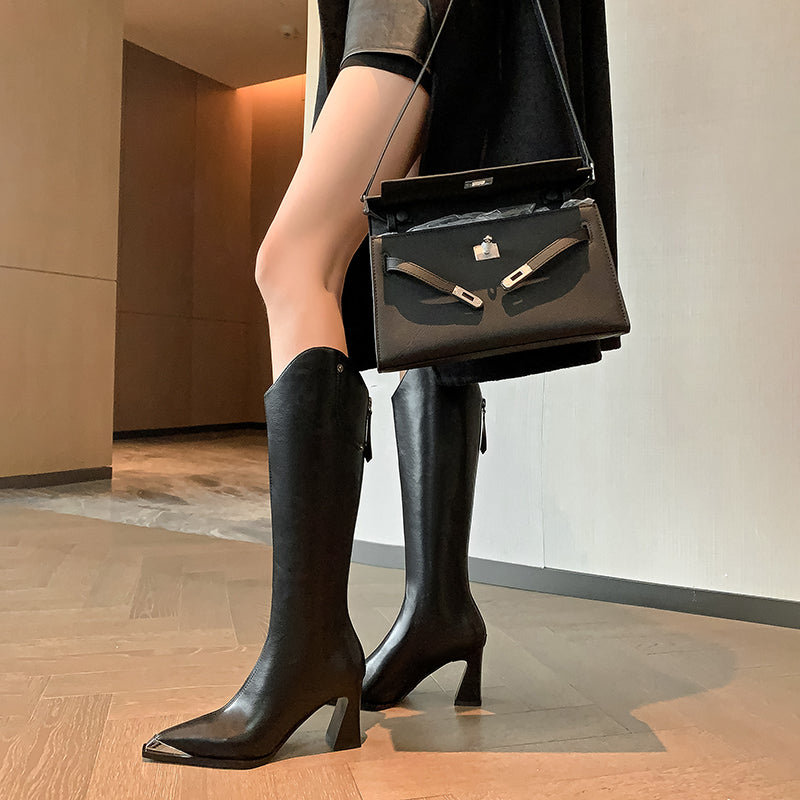 Opulessa Glam Zip-Up Boots