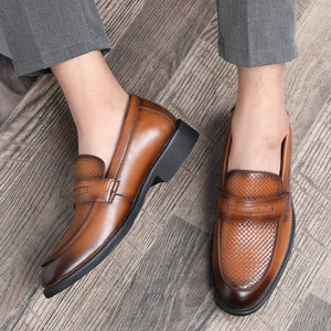 Refined Elegance Round Toe Monkstrap Dress Shoes