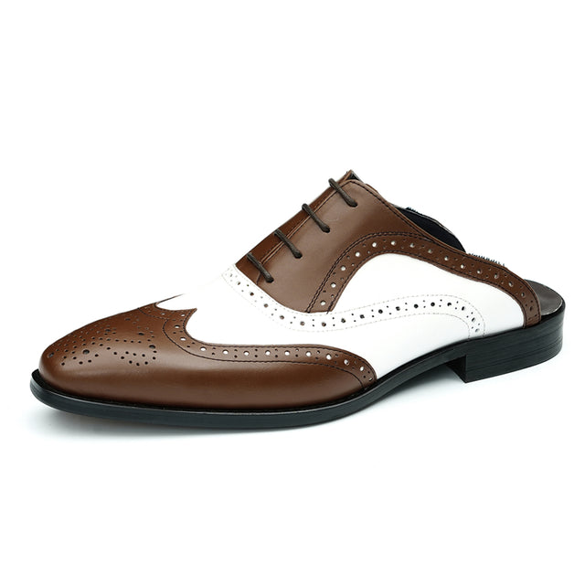 Modish Leather Lace-Up Dress Shoes