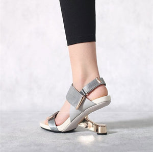 Veltique Buckle Heels Elegance